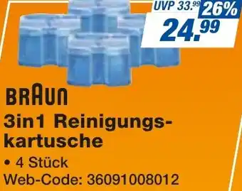 expert Techno Land BRAUN 3in1 Reinigungskartusche Angebot