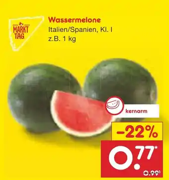 Netto City Wassermelone 1 kg Angebot