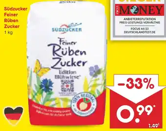 Netto City Südzucker Feiner Rüben Zucker 1 kg Angebot