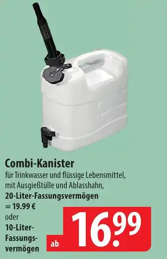 Famila Nord Ost Combi-Kanister 10-Liter- Fassungs- vermögen Angebot