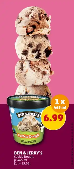 PENNY BEN & JERRY'S Cookie Dough 465 ml Angebot