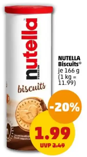 PENNY NUTELLA Biscuits 166 g Angebot