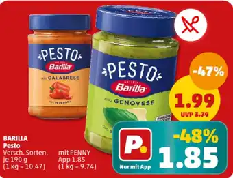 PENNY BARILLA Pesto 190 g Angebot