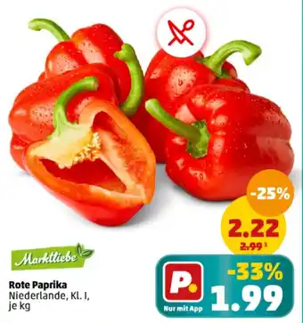 PENNY Marktliebe Rote Paprika Angebot