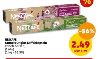 PENNY NESCAFE Farmers Origins Kaffeekapseln 44 g Angebot