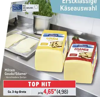 METRO Milram Gouda/Edamer kg Angebot