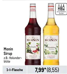 METRO Monin Sirup 1-I-Flasche Angebot