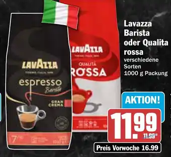 AEZ Lavazza Barista oder Qualita rossa 1000 g Packung Angebot