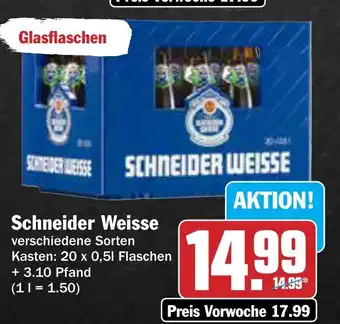 AEZ Schneider Weisse 20 x 0,5 l Flaschen Angebot