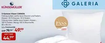 Galeria KÜNSEMÜLLER 3-Kammer-Kissen CANADA Angebot
