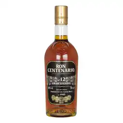 Netto Marken-Discount Ron Centenario Gran Legado 12 Jahre Rum 40,0 % vol 0,7 Liter Angebot