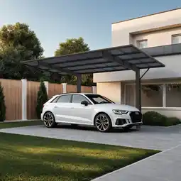 toom Baumarkt Ximax Carport 'Wing 80' anthrazit 276 x 531 x 284 cm Angebot