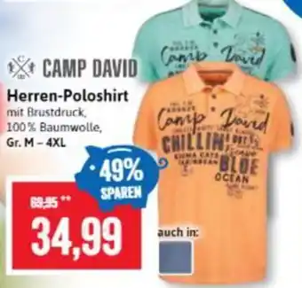Stolz CAMP DAVID Herren-Poloshirt Angebot