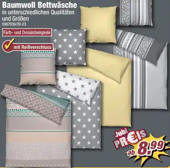 Poco Baumwoll Bettwäsche Angebot