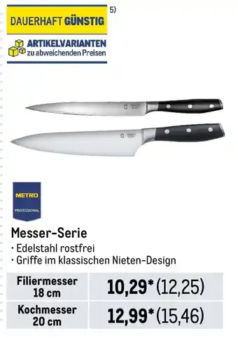 METRO METRO PROFESSIONAL Messer-Serie Angebot