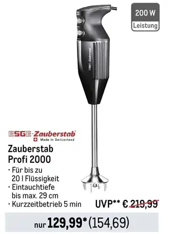 METRO ESGE-Zauberstab Zauberstab Profi 2000 Angebot