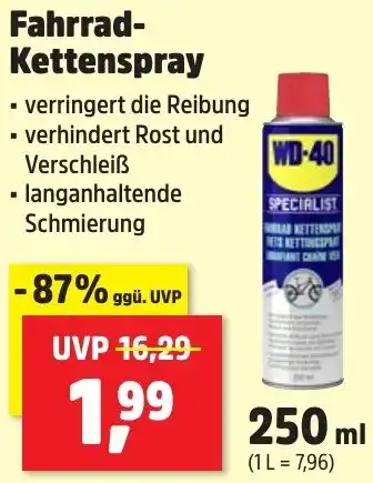 Thomas Philipps WD-40 Fahrrad Kettenspray 250 ml Angebot
