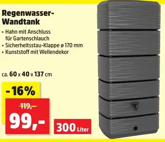 Thomas Philipps Regenwasser Wandtank 300 Liter Angebot