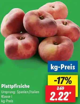 Lidl Plattpfirsiche Angebot