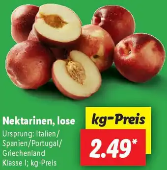 Lidl Nektarinen, lose Angebot