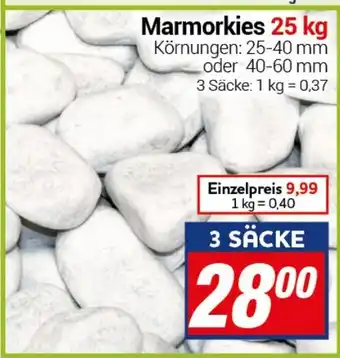 CENTERSHOP Marmorkies 25 kg Angebot