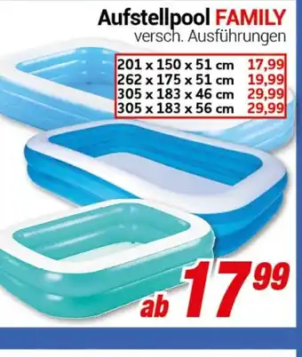 CENTERSHOP Aufstellpool FAMILY Angebot