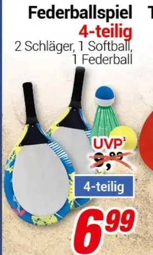 CENTERSHOP Federballspiel Angebot