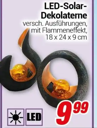 CENTERSHOP LED-Solar- Dekolaterne Angebot