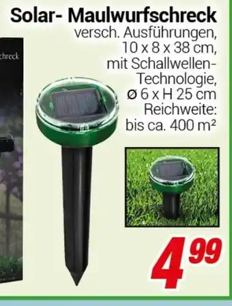 CENTERSHOP Solar-Maulwurfschreck Angebot