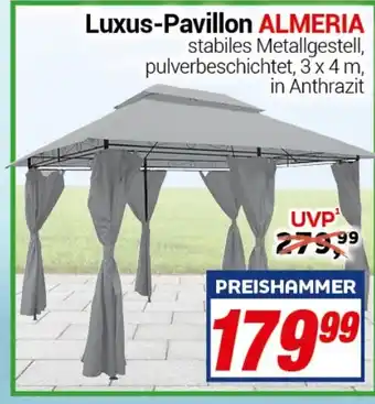 CENTERSHOP Luxus-Pavillon ALMERIA Angebot