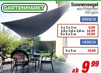 CENTERSHOP Sonnensegel Angebot