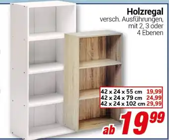 CENTERSHOP Holzregal Angebot
