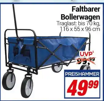 CENTERSHOP Faltbarer Bollerwagen Angebot