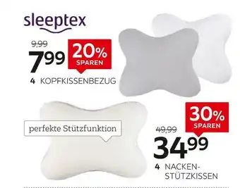 XXXLutz Sleeptex nackenstützkissen oder kopfkissenbezug „lilly“ Angebot