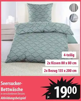 Famila Nord Ost Seersucker Bettwäsche Angebot