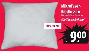 Famila Nord Ost Mikrofaser Kopfkissen Angebot