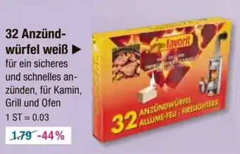V Markt favorit 32 Anzündwürfel weiß Angebot