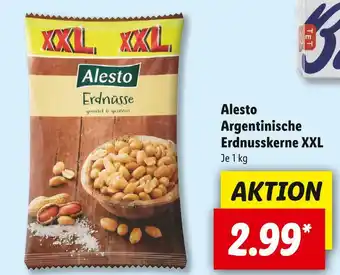 Lidl Alesto argentinische erdnusskerne xxl Angebot