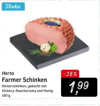 KONSUM Herta Farmer Schinken 100g Angebot