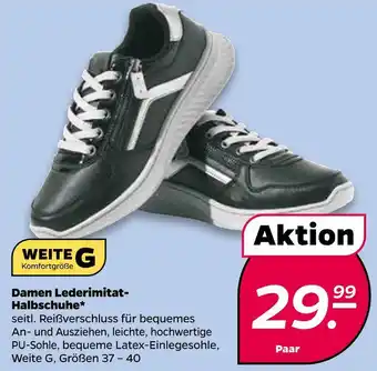 NETTO Damen lederimitat-halbschuhe Angebot