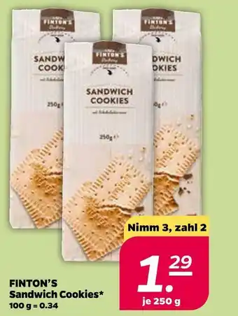 NETTO Finton’s sandwich cookies Angebot