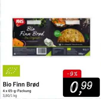 KONSUM Bio Finn Brod 4x65g Angebot