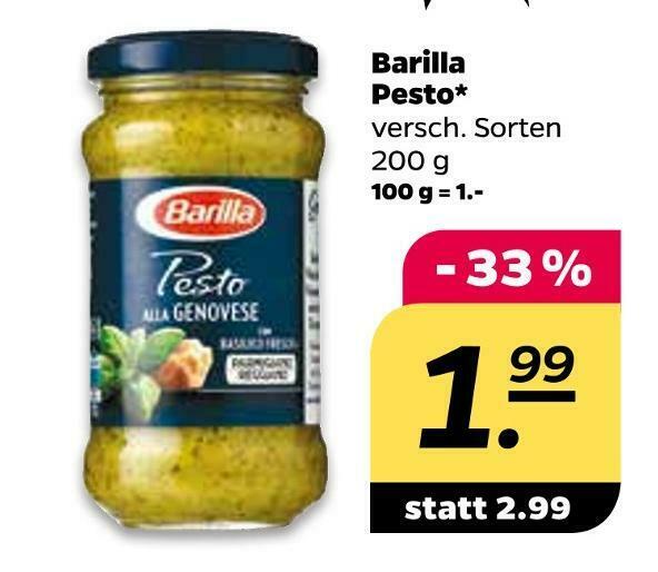 Barilla pesto Angebot bei NETTO