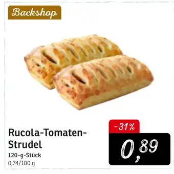 KONSUM Rucola Tomaten Strudel 120g Angebot