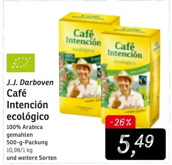 KONSUM J.J. Darboven Café Intención ecológico 500g Angebot