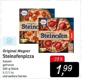 KONSUM Original Wagner Steinofenpizza 320g Angebot