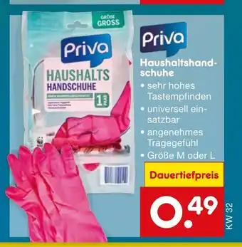 Netto Marken-Discount Priva Haushaltshandschuhe Angebot