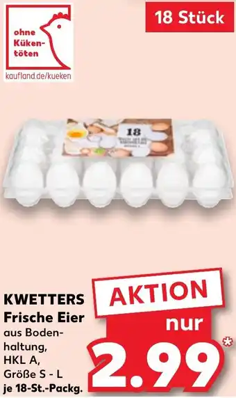 KWETTERS Frische Eier 18 Stück Angebot bei Kaufland