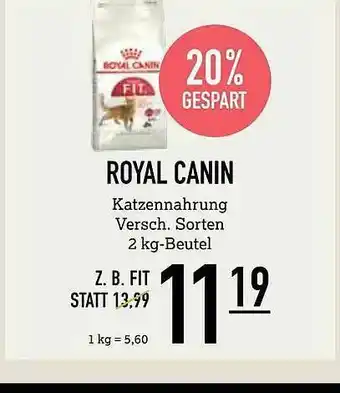 Kölle Zoo Royal Canin Katzennahrung Angebot