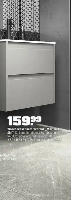 OBI Waschbeckenunterschrank Maximus Angebot